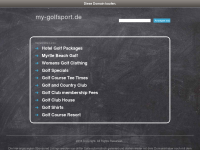 Screenshot des Blogs Golf-Blog für Golfer mit Infos zu Golfsport, Golfurlaub, Golfhotels, Golfkursen, Platzreife, Handic