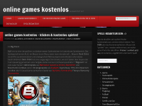 Screenshot des Blogs Kostenlose Computerspiele für kids und Eltern