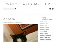 Screenshot des Blogs Waschbärdompteur