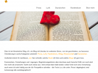 Screenshot des Blogs Die Sprachspielerin