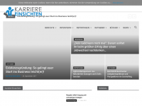 Screenshot des Blogs Karriere-Einsichten