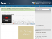 Screenshot des Blogs Doku.me