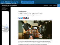 Screenshot des Blogs de.merq.org | IT und Telekommunikation