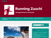 Screenshot des Blogs Running Zuschi