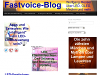 Screenshot des Blogs Fastvoice-Blog