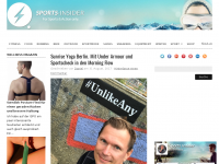 Screenshot des Blogs BESSER SCHLAFEN