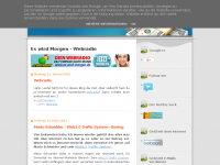 Screenshot des Blogs Geld mit dem Internet