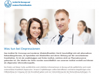 Screenshot des Blogs Was tun bei Depressionen