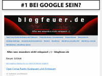Screenshot des Blogs Blogfeuer