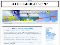 Screenshot des Blogs Lenkdrachenfeuer