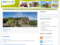 Screenshot des Blogs BestFewo.de Ferienblog