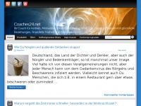 Screenshot des Blogs Coaches24.net