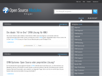Screenshot des Blogs Open Source Modules UG