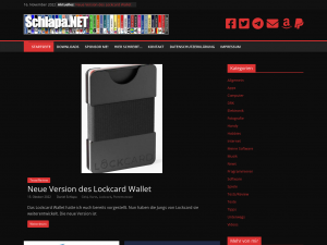 Screenshot des Blogs Schlapa.NET