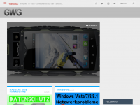 Screenshot des Blogs Geek Week German