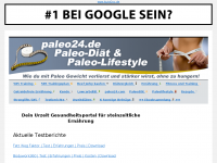Screenshot des Blogs PALEO24