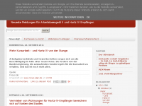 Screenshot des Blogs Neues von Hartz IV