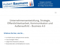 Screenshot des Blogs Unternehmensentwicklung, Business Development