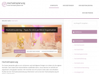 Screenshot des Blogs Eine Hochzeit planen
