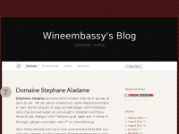 Screenshot des Blogs Die Weinbotschaft