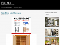 Screenshot des Blogs Fast-Nix.de