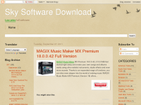 Screenshot des Blogs Sky Software Free