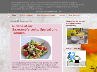 Screenshot des Blogs Lecker Bentos und mehr