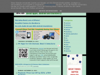 Screenshot des Blogs About Apple, Android and Blackberry