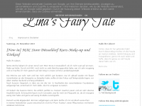 Screenshot des Blogs Lina’s Fairy Tale