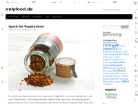 Screenshot des Blogs onlyfood-das gute Essen