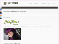 Screenshot des Blogs Lichtrocker