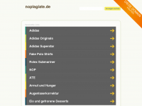 Screenshot des Blogs Markenpiraterie: Fälschungen bei ebay