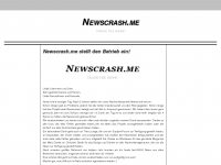 Screenshot des Blogs Newscrash