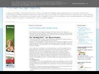 Screenshot des Blogs Das Millionenprojekt