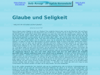 Screenshot des Blogs Daily-Message – die tägliche Kurzandacht