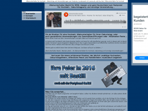 Screenshot des Blogs Alleinunterhalter Bastiii