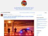 Screenshot des Blogs kurzinfo.rocknord.net