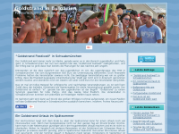 Screenshot des Blogs Goldstrand