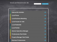 Screenshot des Blogs Local-Professionals