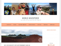 Screenshot des Blogs work around the world