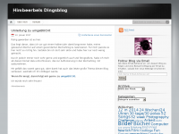 Screenshot des Blogs Himbeerbels Dingsblog