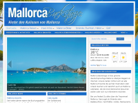 Screenshot des Blogs Mallorca Backstage