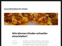 Screenshot des Blogs Gesundheit21