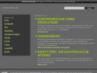 Screenshot des Blogs PreisExtrem – wenn du günstig kaufen willst…