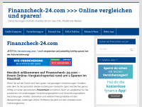 Screenshot des Blogs Finanzchecks helfen beim Sparen im Haushalt