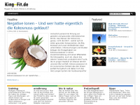 Screenshot des Blogs King-Fit.de