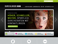 Screenshot des Blogs Durchlinsen – Das SehFee-Blog