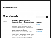 Screenshot des Blogs Fettsucht-info