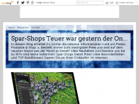 Screenshot des Blogs spar-shops