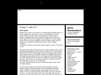 Screenshot des Blogs Niemandslandtage